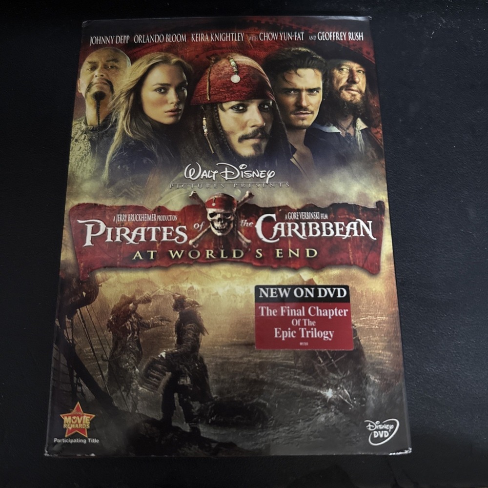Pirates of the Caribbean: At World's End (DVD, 2007) Cardboard Cover New